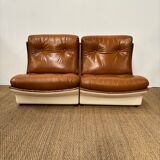 Sofa / 4 orchid modules Michel Cadestin for airborn