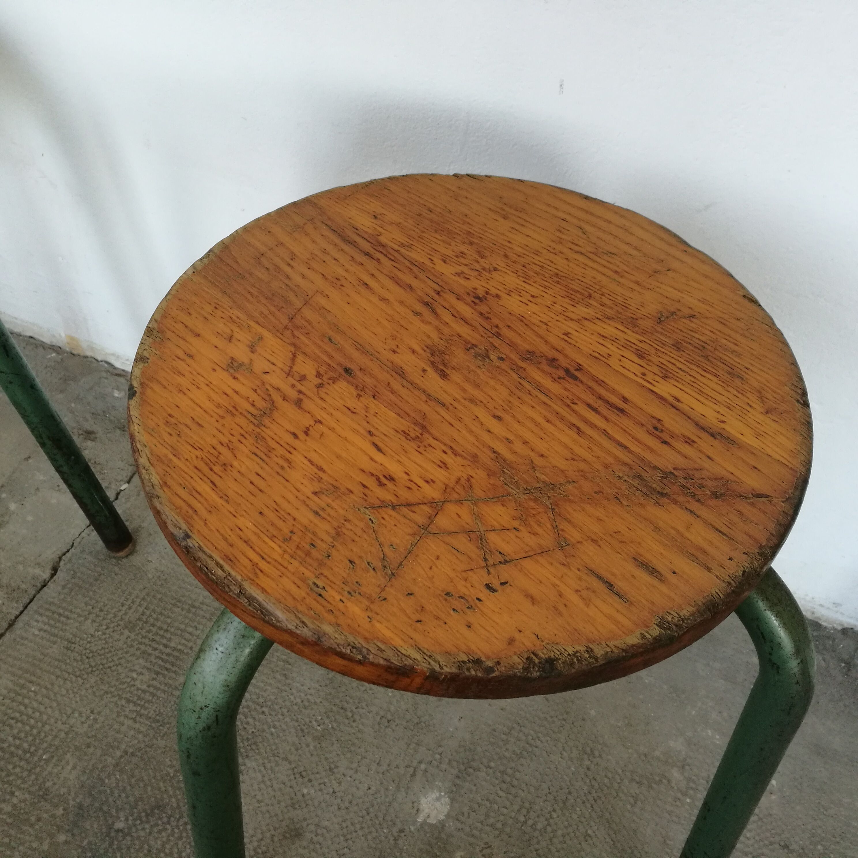 Pair of school stools