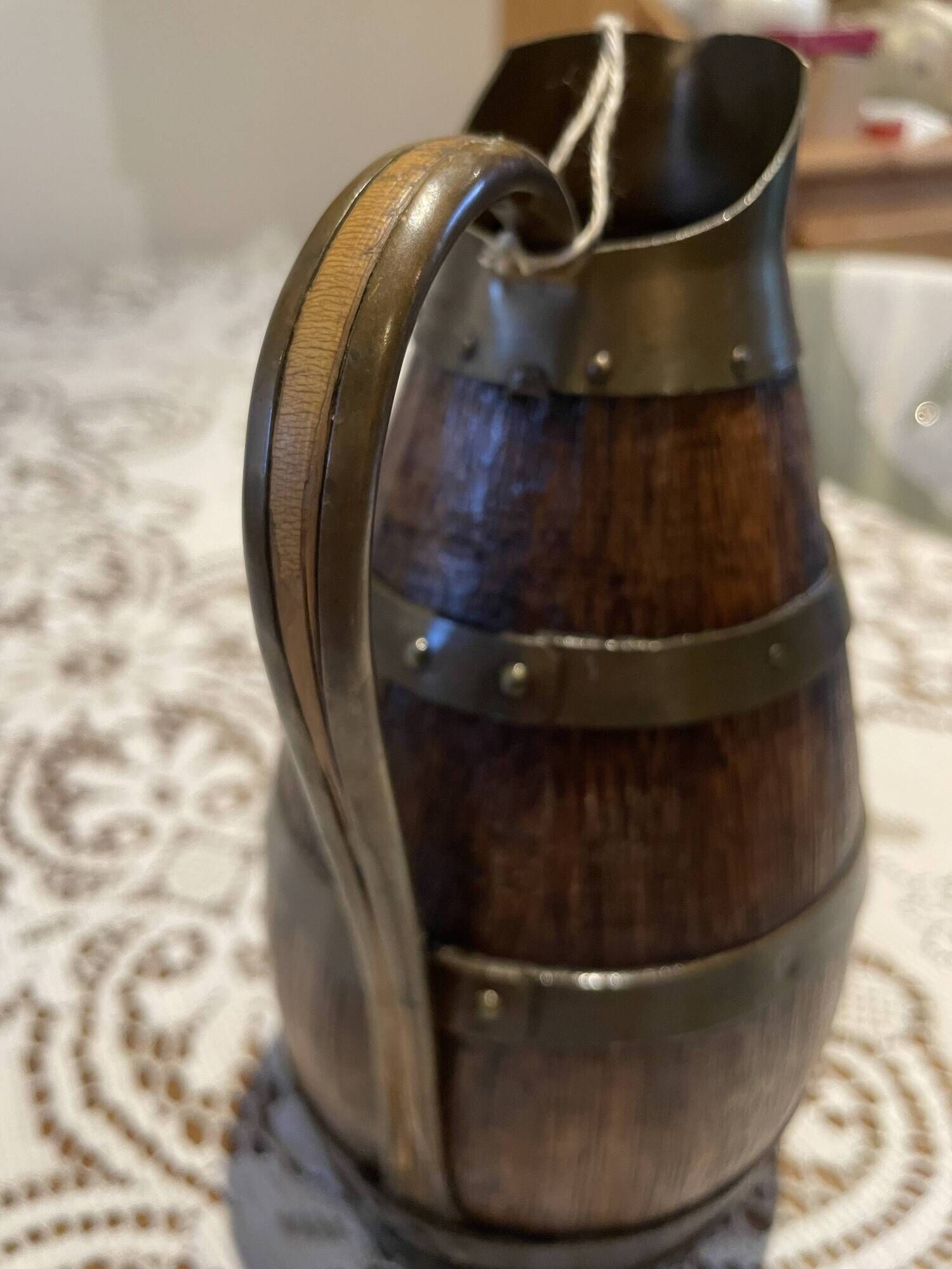 Antique pitcher signed Gérard Lafitte – Best Craftsman of France – restored