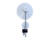 Articulated lamp in white colour.
