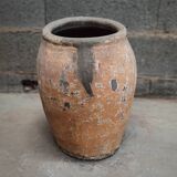 Pot ancien en terre cuite orange