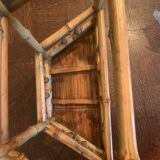 Small vintage bamboo shelf
