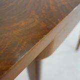 1940s Jindrich Halabala Extendable Dining Table in Walnut, Czechoslovakia