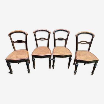 4 Napoleon III chairs