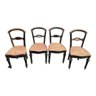 4 chaises Napoléon III