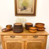 Stoneware service - St Amand earthenware - Meylan model