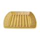 Asparagus dish in yellow ceramic slip sarreguemines France vintage