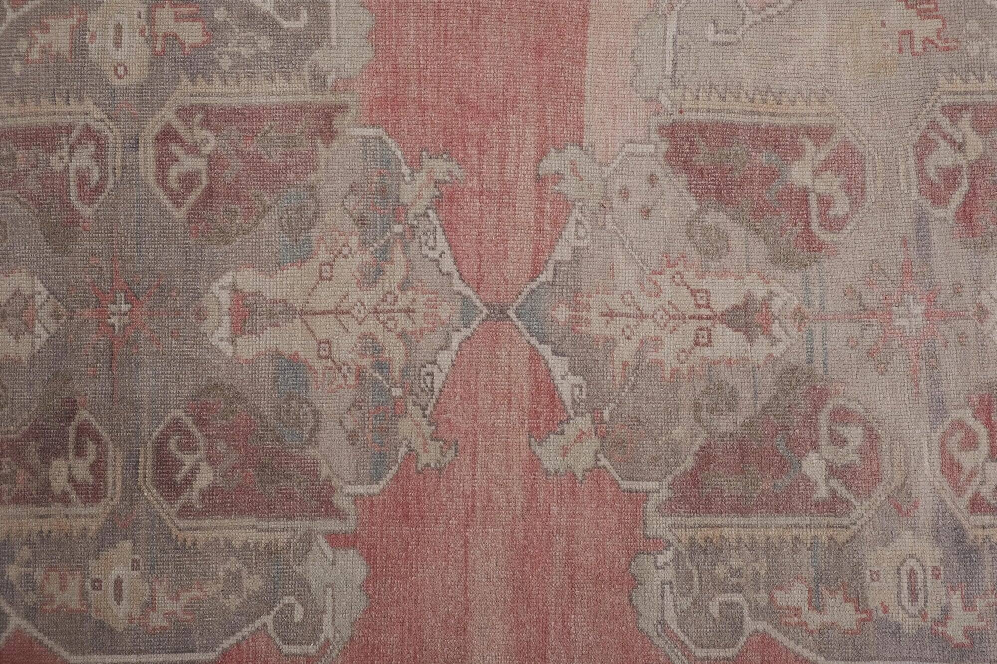 Vintage Turkish hallway rug 100x718 cm