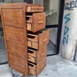 Old notary's furniture. Trade furniture in oak.