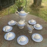 Coffee service, composed of 17 pieces, Poreylor, l amandinoise, vintage