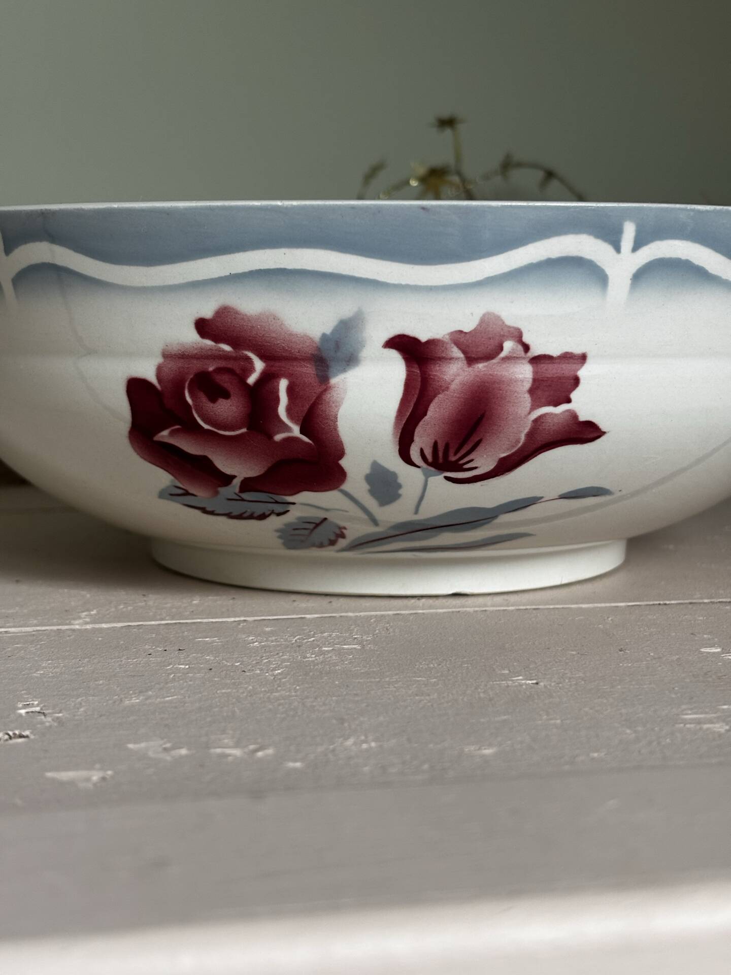 Old salad bowl Digoin Sarreguemines Alesia