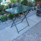 Old garden iron table