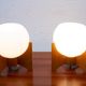 Table lamps Drevo Humpolec, Czechoslovakia, 1970