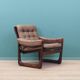 Fauteuil en cuir, design danois, années 1960, fabriqué par Genega Møbler
