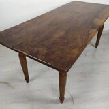Walnut farmhouse table