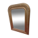 19th century wood and gilded stucco mirror