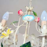 Lustre ceiling design flowers of the 60s art nouveau