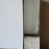 Large 1960's teak mirror 129x53cm