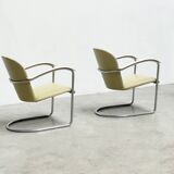 Paire de chaises longues modèle 414 par WH Gispen modèle 414