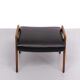 Vintage teak foot stool, scandinavian, 1960s