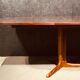 Table extensible danoise en bois de rose