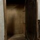 Renaissance style oval mirror cabinet in solid walnut circa 1850