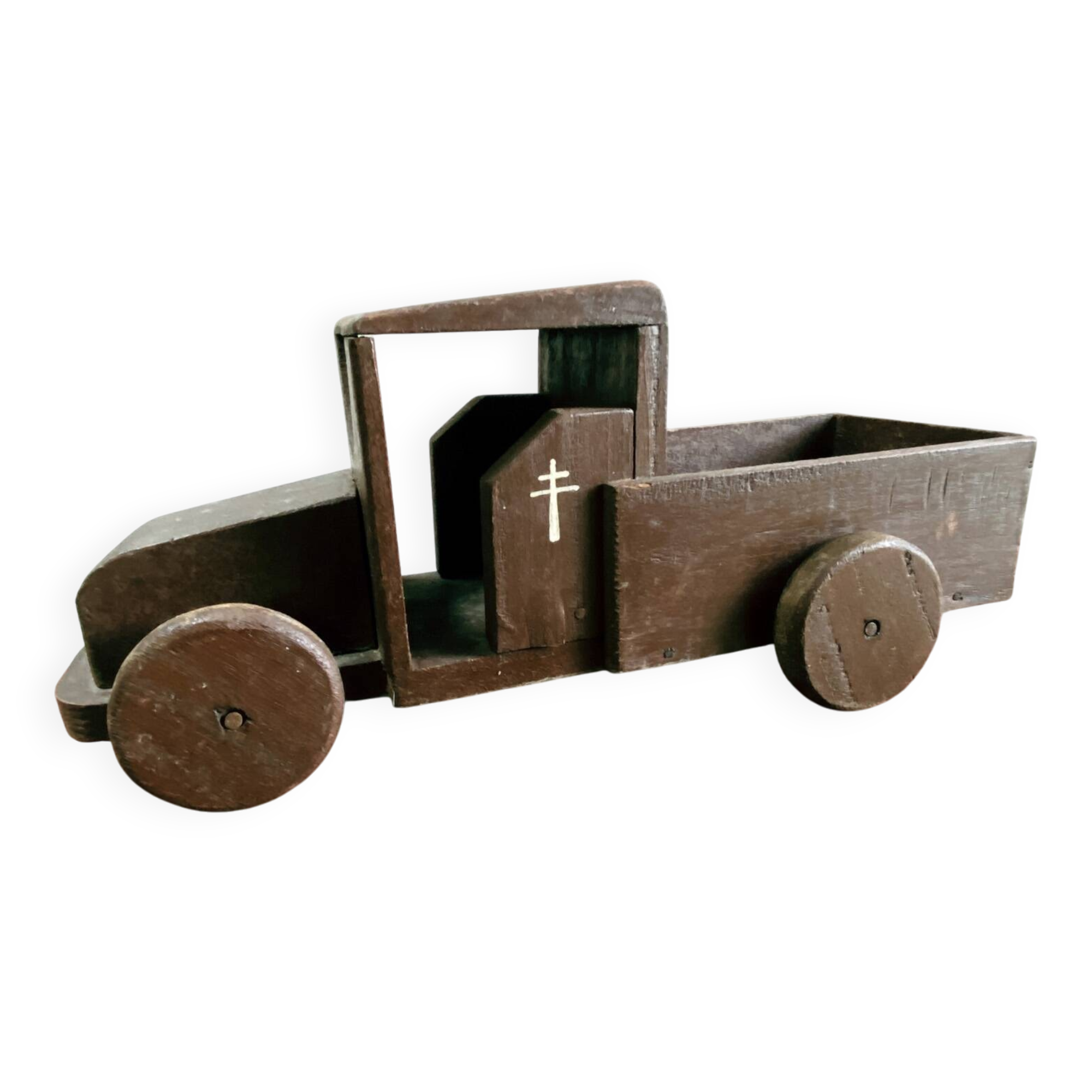Wooden truck toy