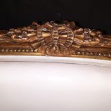 Louis XVI living room in gilded wood