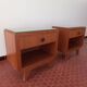 Rosewood bedside tables