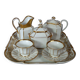Ancien service à café tête à tête porcelaine Paris. Très bel état S988
