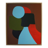 Colorful figurative painting "come closer"