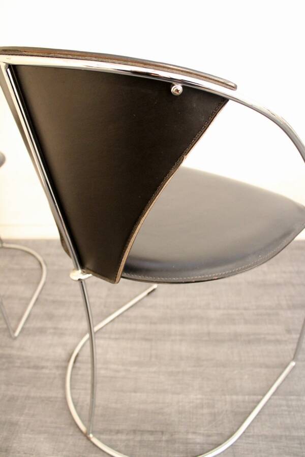 4x Italiaanse design stoelen merk Arrben model Linda