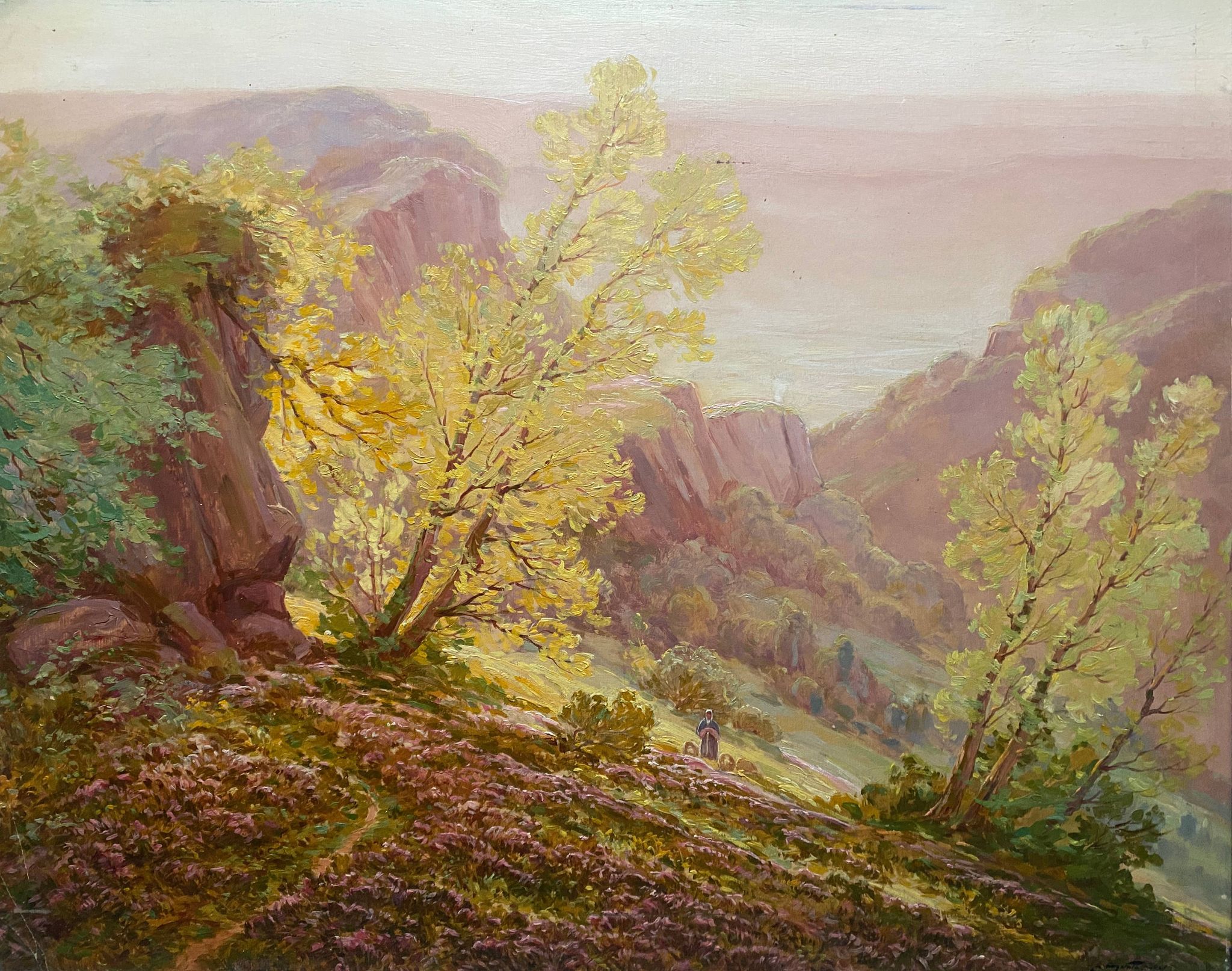 During HSP Paintings: “Landscape of Dauphiné” by Gaétan Montagney