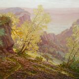 During HSP Paintings: “Landscape of Dauphiné” by Gaétan Montagney