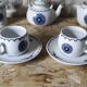 Tea service with blue Ming decor Paris Porcelain