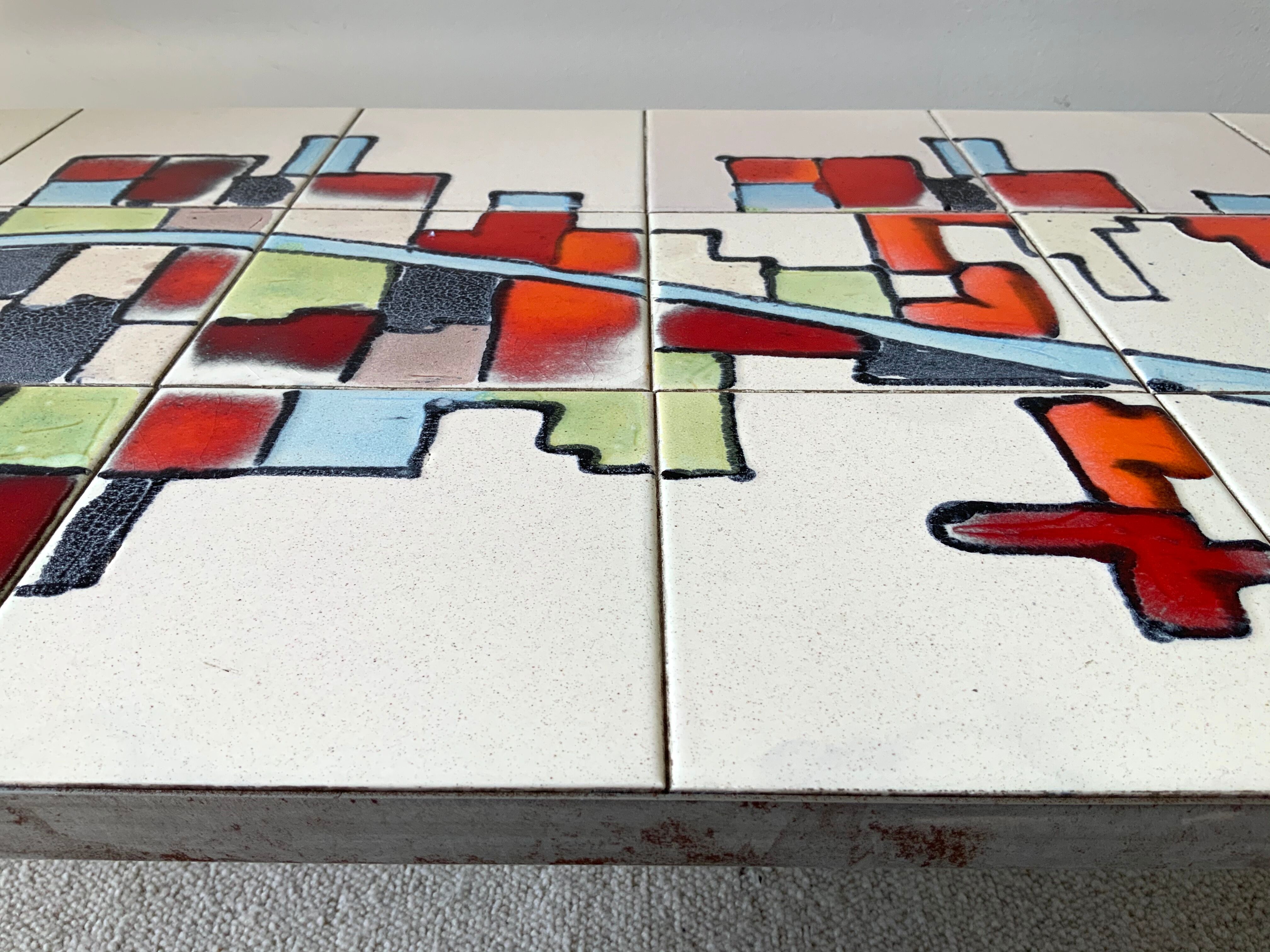 Ceramic coffee table