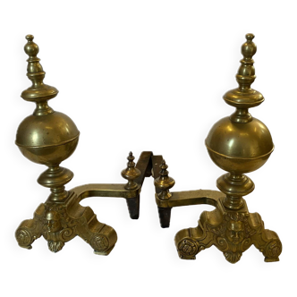 Pair of andirons