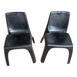 Paire de Chaises Kartell 4850 Castiglioni Gaviraghi Lanza