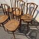 Set de 5 chaises fischel épingles
