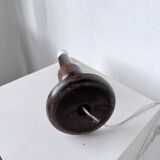 1940s Art Deco oak desk lamp