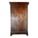 Antique Louis-Philippe wardrobe in walnut burl