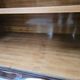 Mahogany sideboard with a glass top, 1960