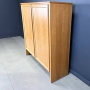 Vintage Belgian oak cabinet, 1970s