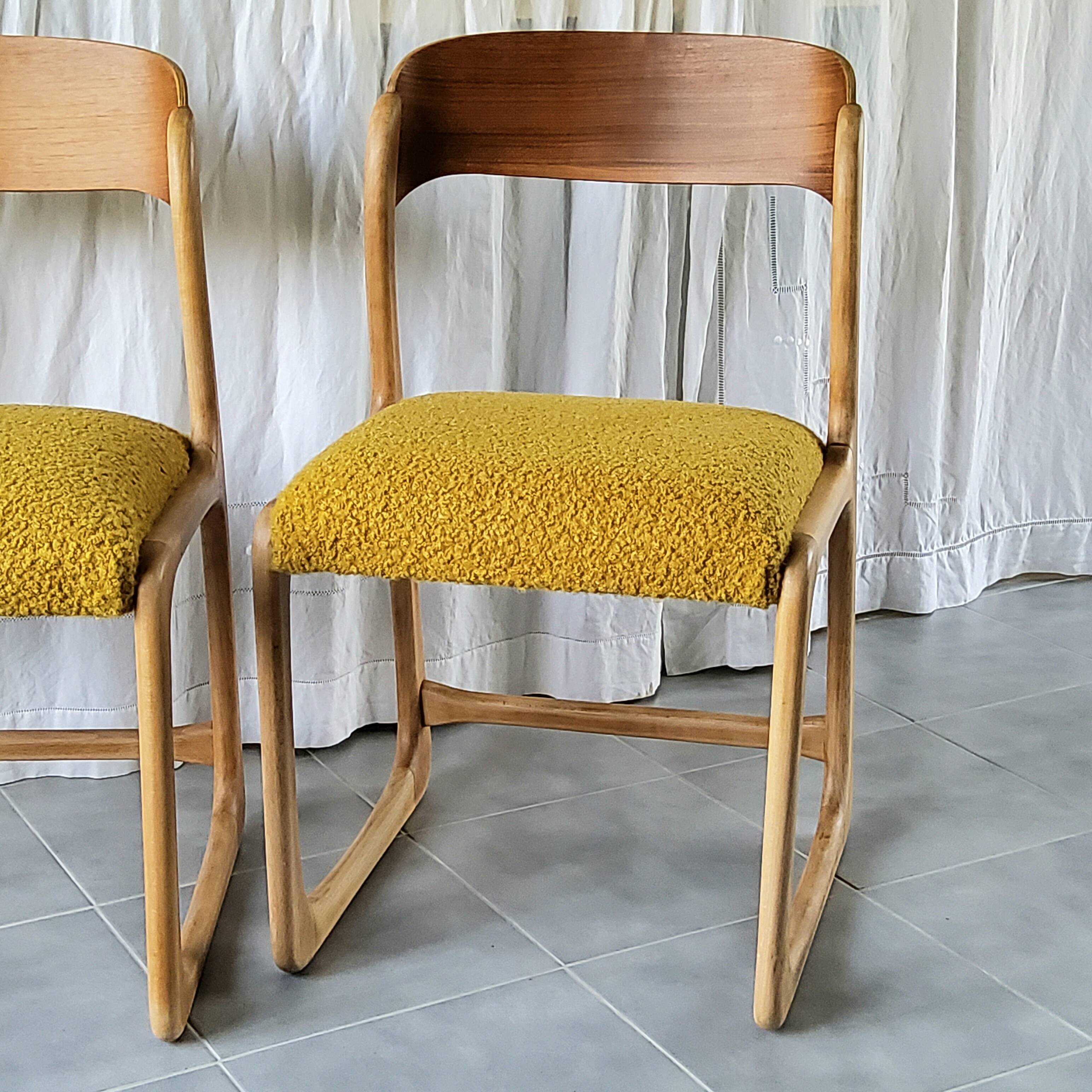 Baumann Sled Chair Set