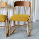 Ensemble de chaises traîneau Baumann