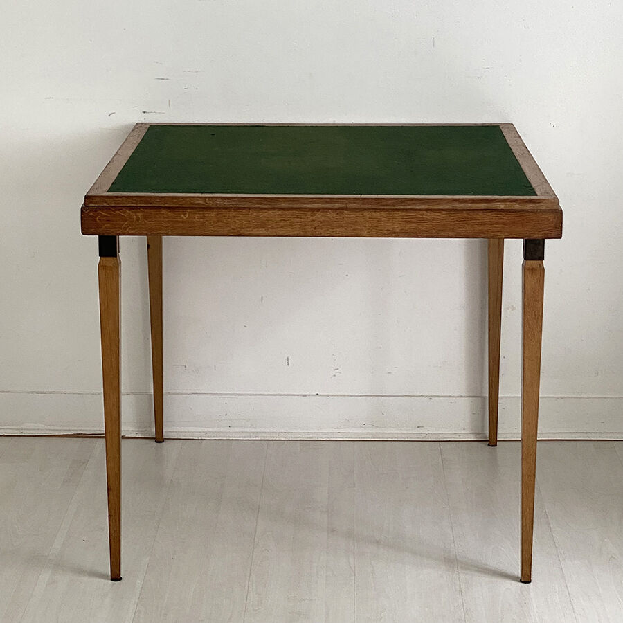 Folding bridge table Selency