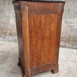 Antique small cabinet French hall cupboard walnut