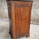 Antique small cabinet French hall cupboard walnut
