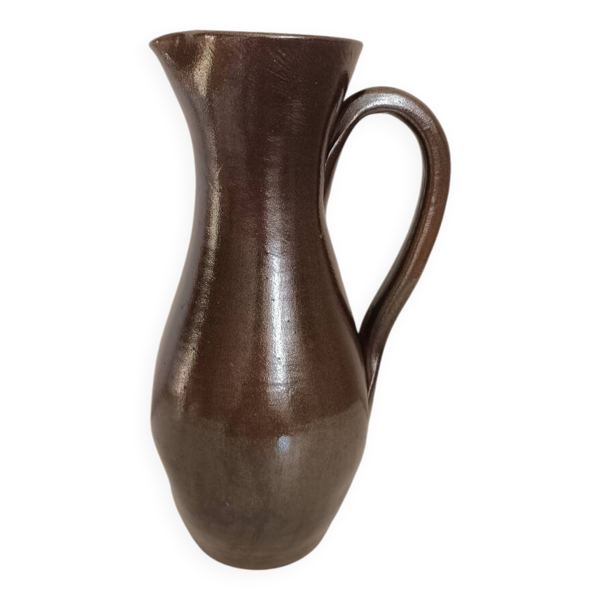 Pichet - Broc - Carafe en grès vintage style brutalist