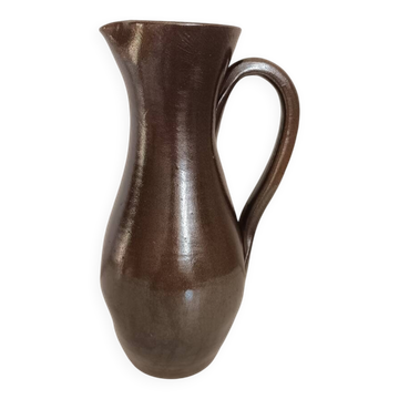 Pitcher - Jug - Carafe in vintage brutalist style stoneware